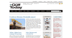 Desktop Screenshot of gulftoday.ae